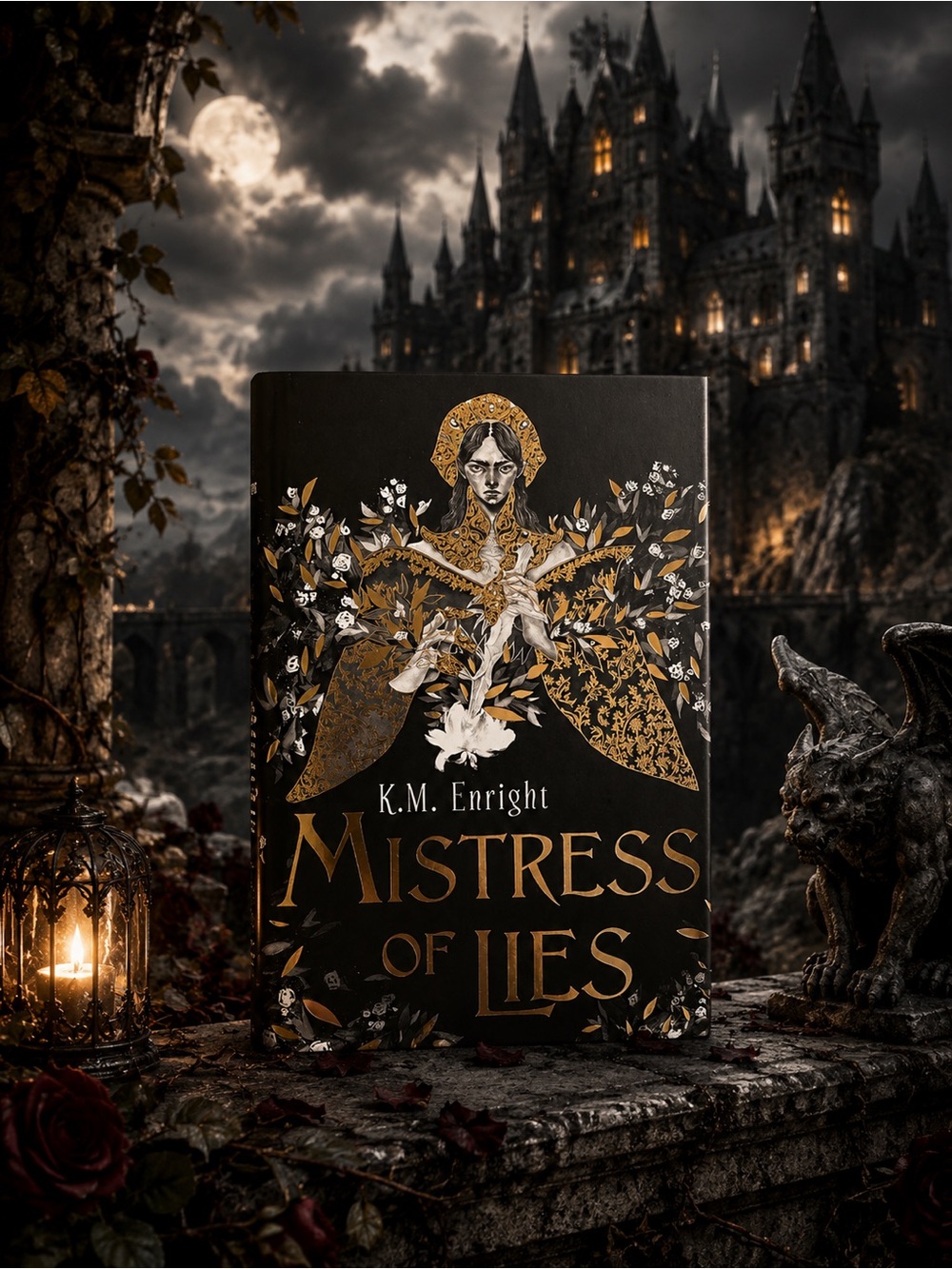FairyLoot Mistress of Lies by K.M. Enright Exclusive Special Edition Hardcover